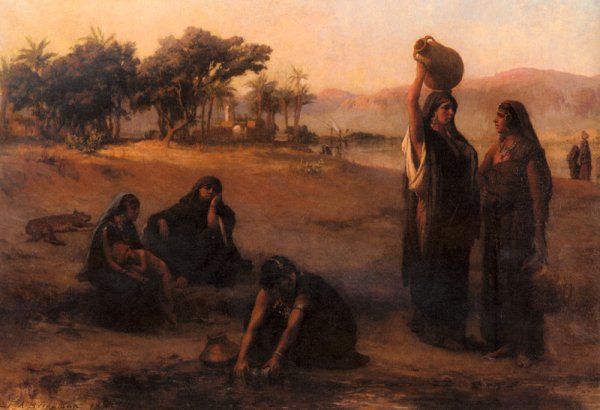 Women Drawing Water From The Nile