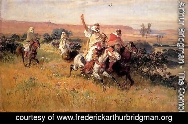 Frederick Arthur Bridgman - The Falcon Hunt